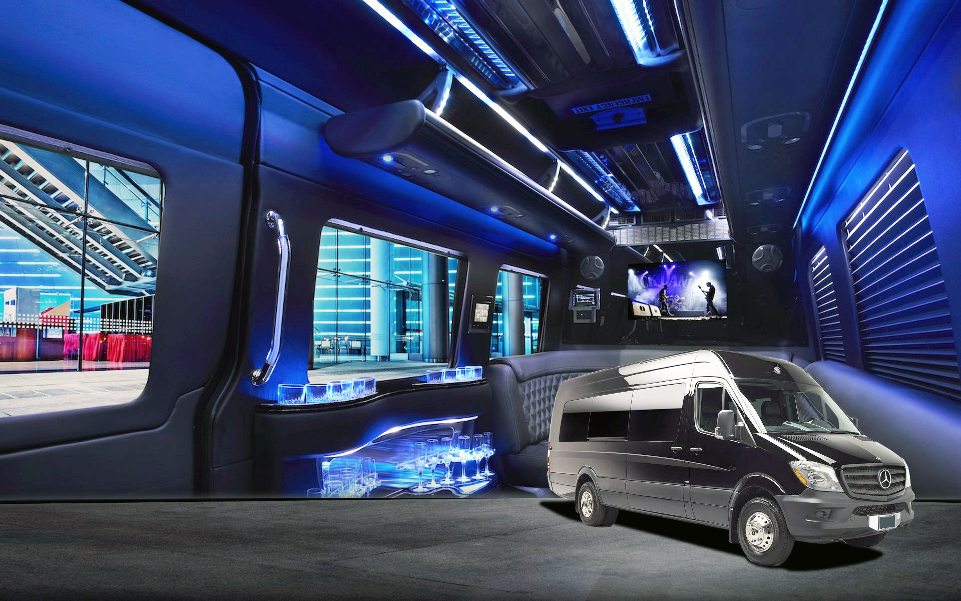 Mercedes Sprinter Business Limo Bus