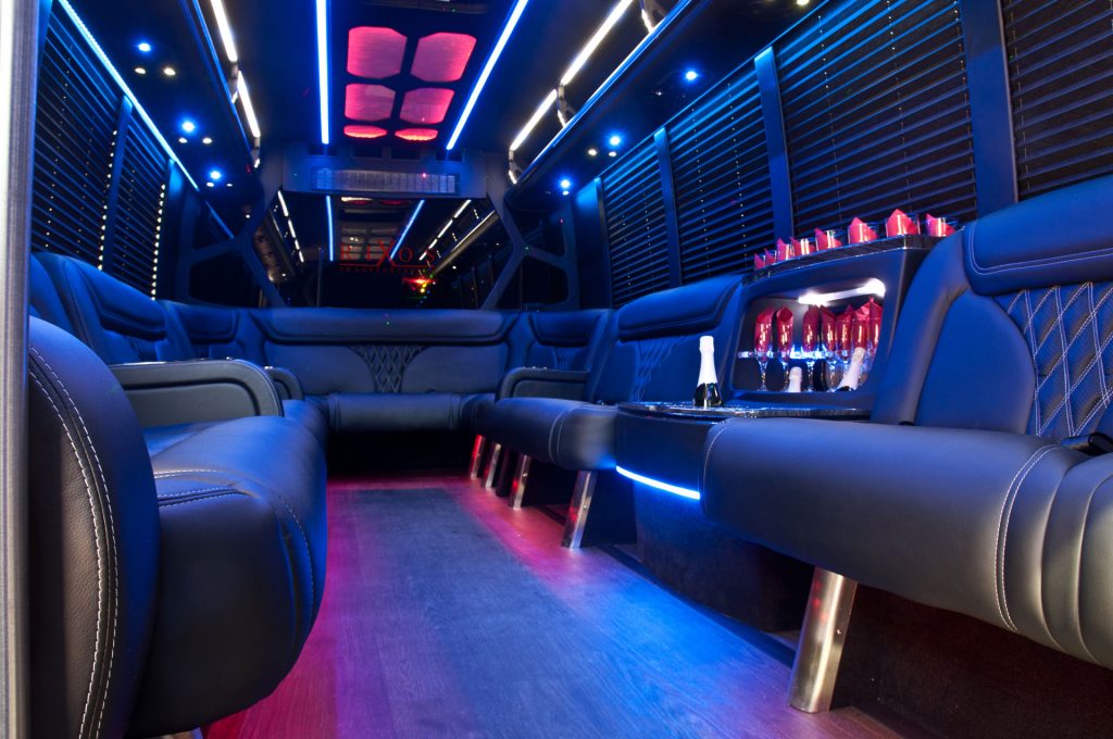 Sumptuous 2022 Passenger Limo Party Bus Rentals in Boston