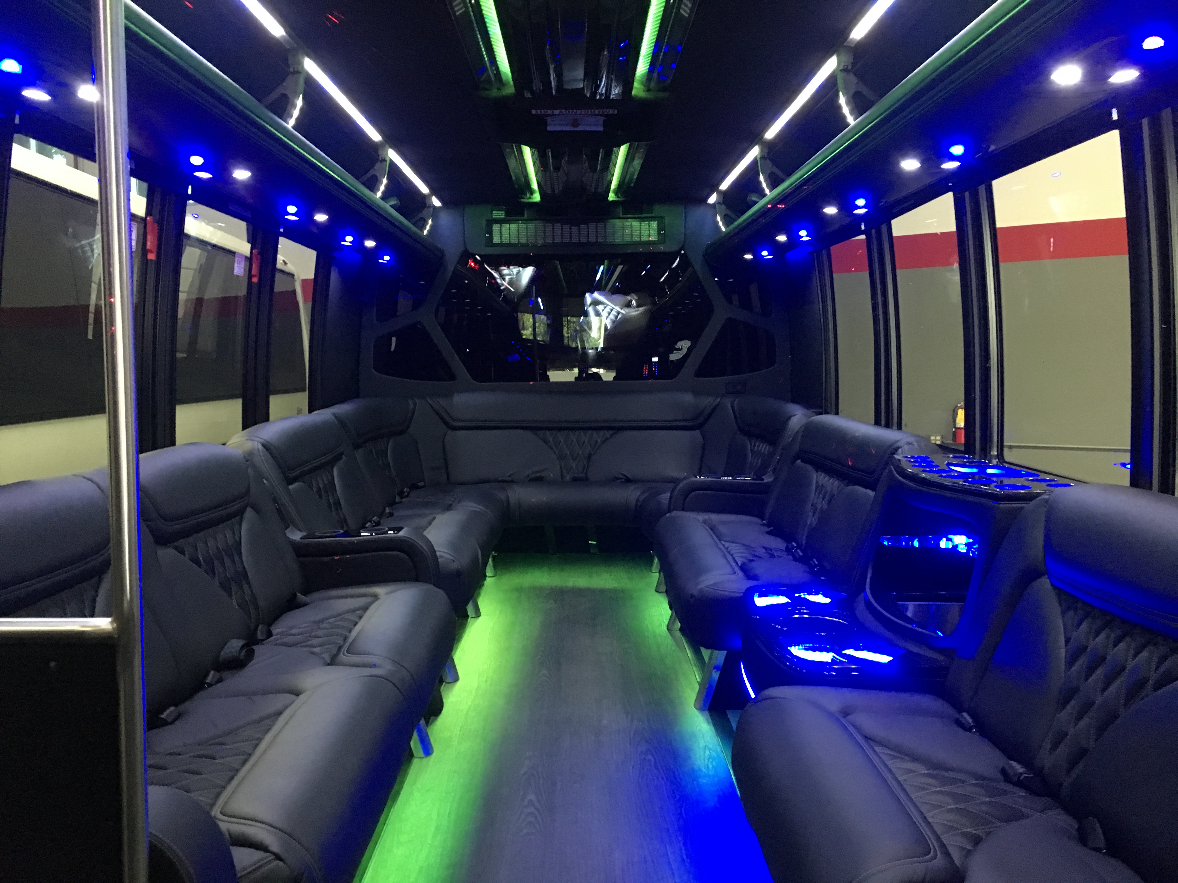 Mini Limo Bus Interior