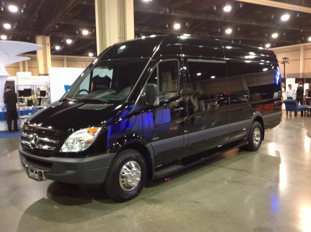 Mercedes Benz Sprinter Limo Party Bus Rentals in Boston