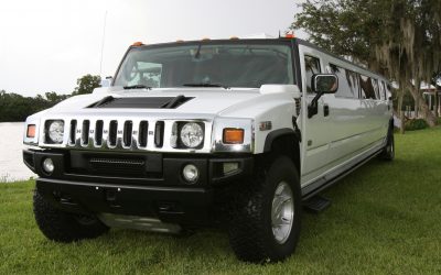 White Hummer Limo Rental Boston