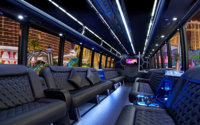 Boston Party Bus Limo Interior