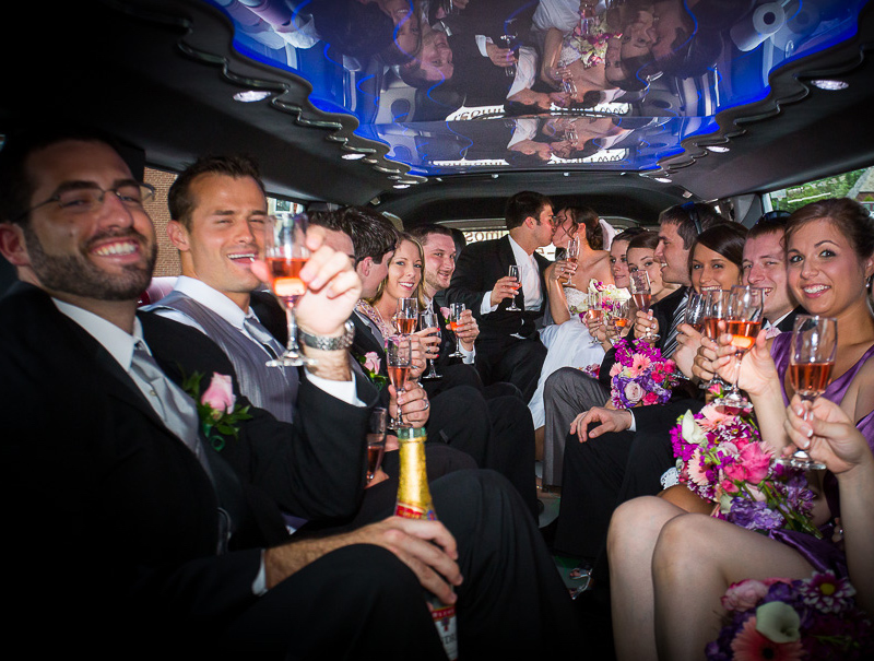 Mercedes Party Bus wedding limo-bridal-party
