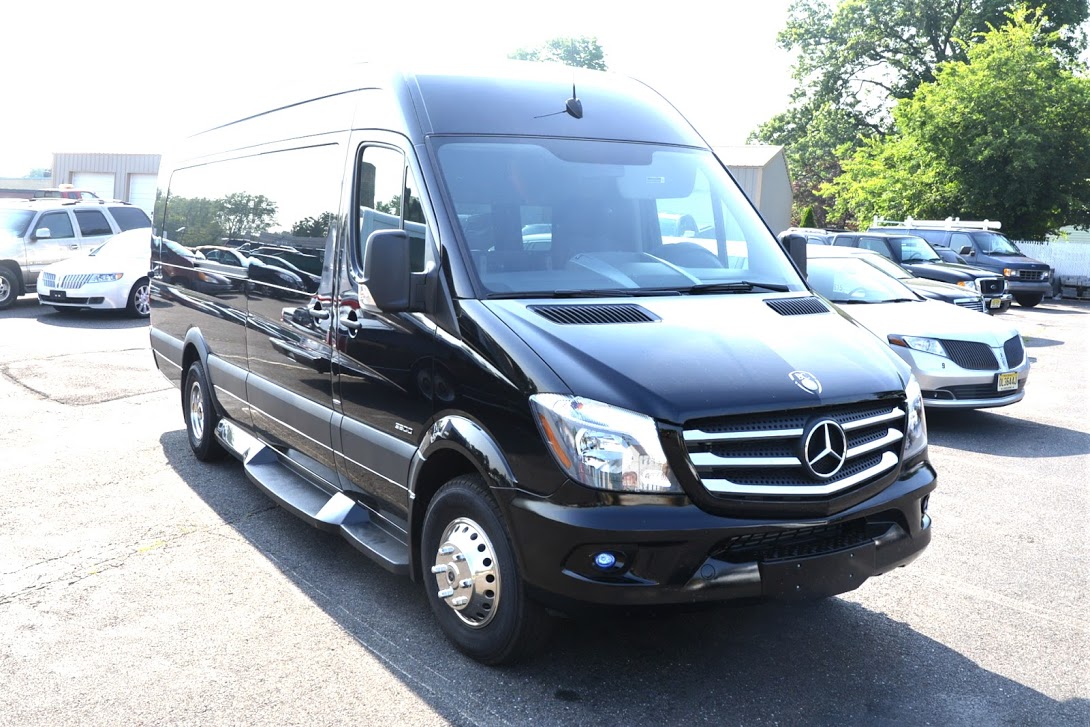 Party Bus Sprinter Limo Front